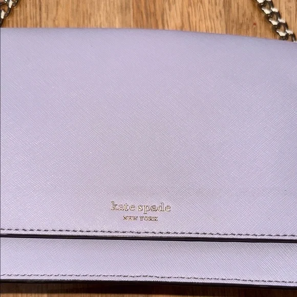 Kate Spade Purple Crossbody Bag with Gold Chain - Picture 2 of 6